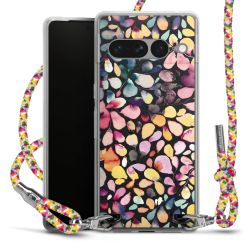 New Carry Case Transparent Stoff colourful/silber