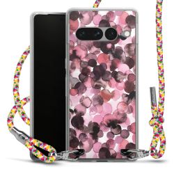 New Carry Case Transparent Stoff colourful/silber