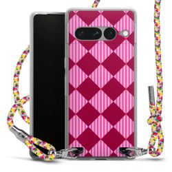 New Carry Case Transparent Stoff colourful/silber