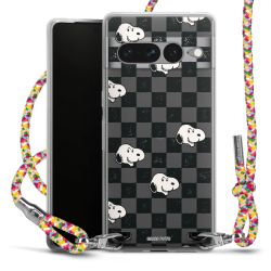 New Carry Case Transparent Stoff colourful/silber