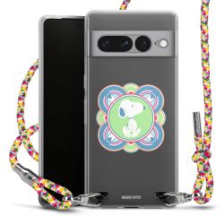 New Carry Case Transparent Stoff colourful/silber