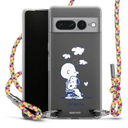 New Carry Case Transparent Stoff colourful/silber