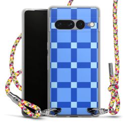 New Carry Case Transparent Stoff colourful/silber