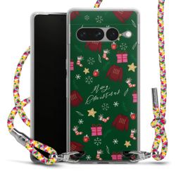 New Carry Case Transparent Stoff colourful/silber