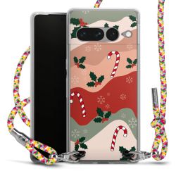 New Carry Case Transparent Stoff colourful/silber