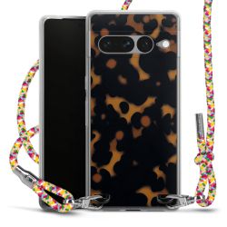 New Carry Case Transparent Stoff colourful/silber