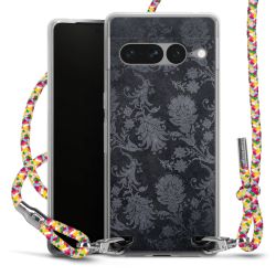 New Carry Case Transparent Stoff colourful/silber