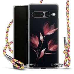 New Carry Case Transparent Stoff colourful/silber