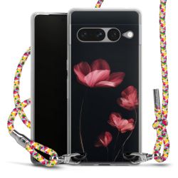 New Carry Case Transparent Stoff colourful/silber