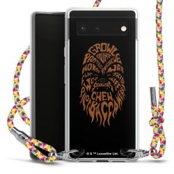 New Carry Case Transparent Stoff colourful/silber