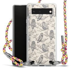 New Carry Case Transparent Stoff colourful/silber