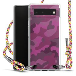 New Carry Case Transparent Stoff colourful/silber