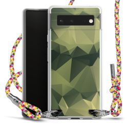 New Carry Case Transparent Stoff colourful/silber