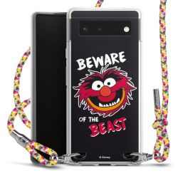 New Carry Case Transparent Stoff colourful/silber