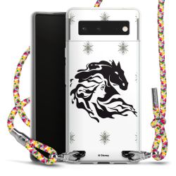 New Carry Case Transparent Stoff colourful/silber