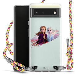 New Carry Case Transparent Stoff colourful/silber