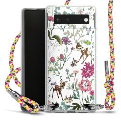 New Carry Case Transparent Stoff colourful/silber