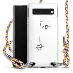 New Carry Case Transparent Stoff colourful/silber