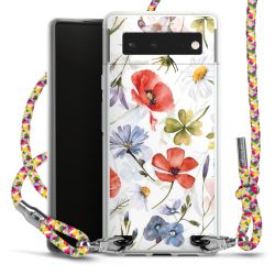 Carry Case Transparent Fabric colourful