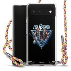 New Carry Case Transparent Stoff colourful/silber