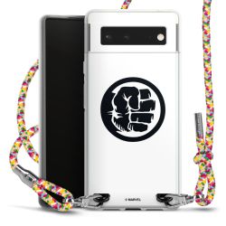 New Carry Case Transparent Stoff colourful/silber