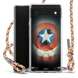 New Carry Case Transparent Stoff colourful/silber