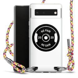 New Carry Case Transparent Stoff colourful/silber