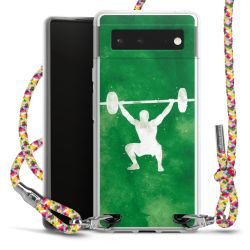 New Carry Case Transparent Stoff colourful/silber