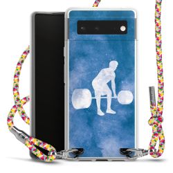 New Carry Case Transparent Stoff colourful/silber