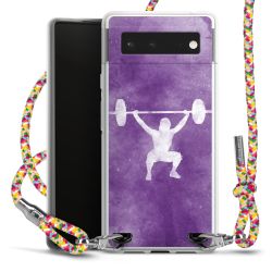 New Carry Case Transparent Stoff colourful/silber