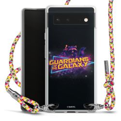 New Carry Case Transparent Stoff colourful/silber