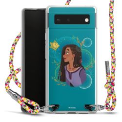 New Carry Case Transparent Stoff colourful/silber