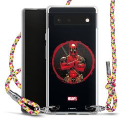 New Carry Case Transparent Stoff colourful/silber