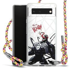 New Carry Case Transparent Stoff colourful/silber