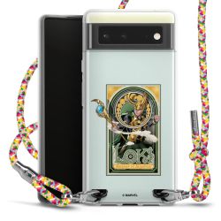 New Carry Case Transparent Stoff colourful/silber