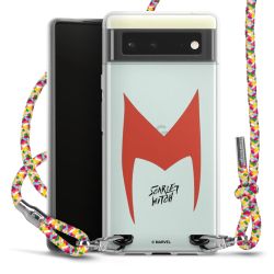 New Carry Case Transparent Stoff colourful/silber