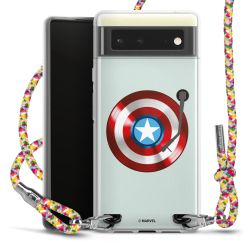 New Carry Case Transparent Stoff colourful/silber