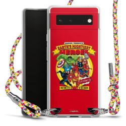 New Carry Case Transparent Stoff colourful/silber