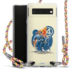 New Carry Case Transparent Stoff colourful/silber