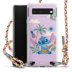 New Carry Case Transparent Stoff colourful/silber