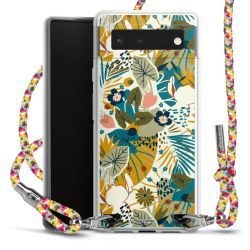 New Carry Case Transparent Stoff colourful/silber