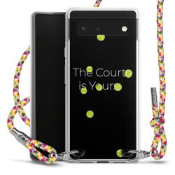 New Carry Case Transparent Stoff colourful/silber