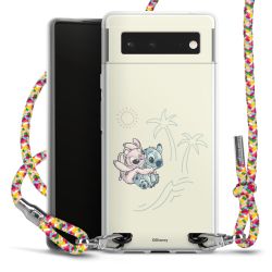 New Carry Case Transparent Stoff colourful/silber