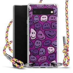 New Carry Case Transparent Stoff colourful/silber