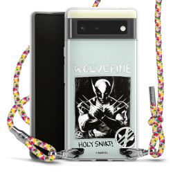 New Carry Case Transparent Stoff colourful/silber