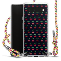 New Carry Case Transparent Stoff colourful/silber