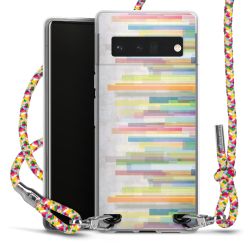 Carry Case Transparent Fabric colourful