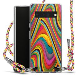 Carry Case Transparent Fabric colourful