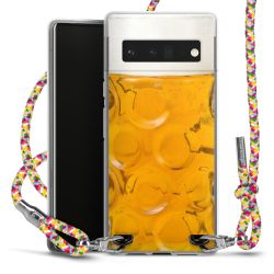 New Carry Case Transparent Stoff colourful/silber