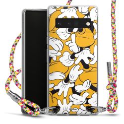 New Carry Case Transparent Stoff colourful/silber